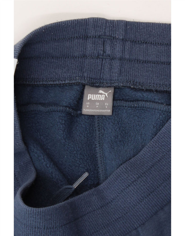 Calça de treino masculina Puma Joggers pequeno azul marinho