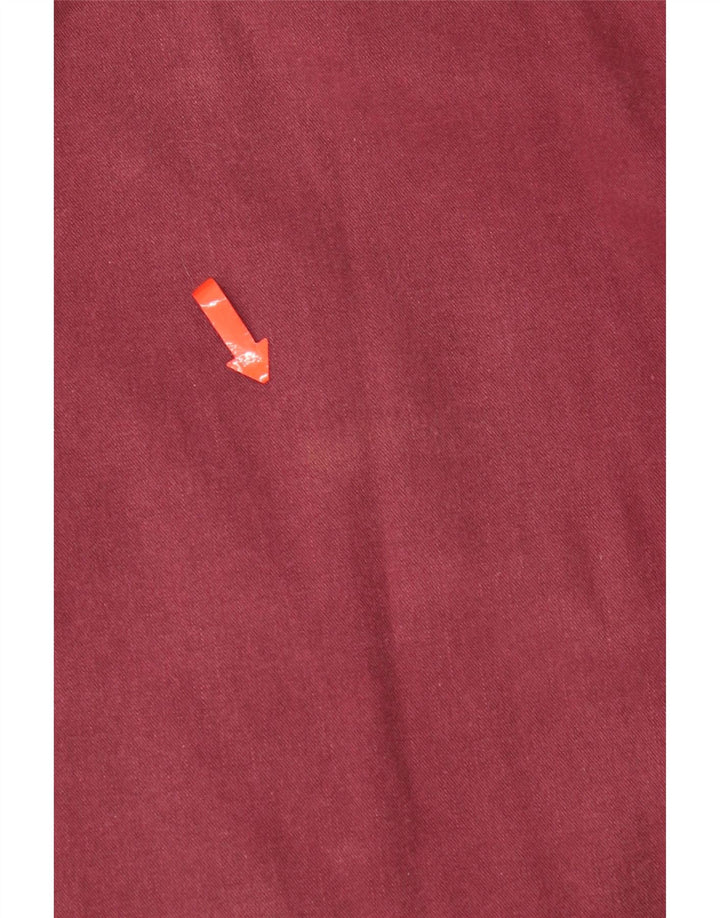 Camisa Wrangler masculina média algodão Borgonha