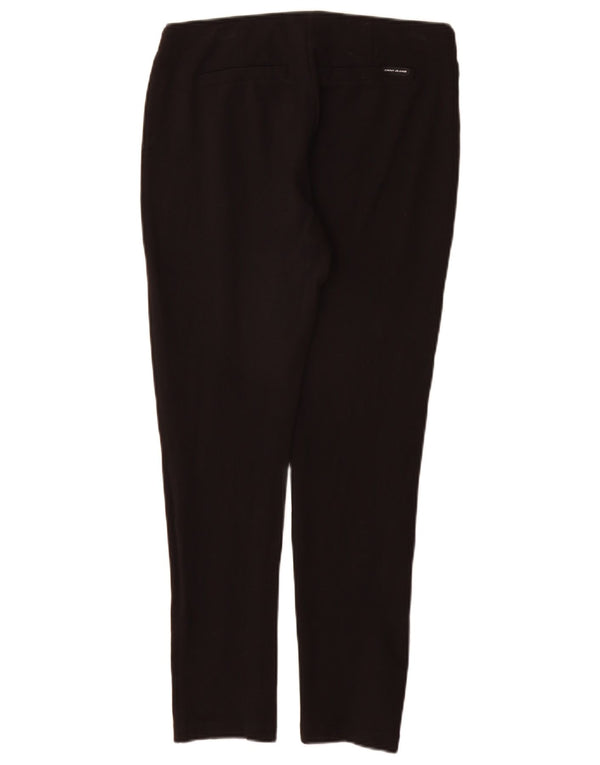 Calça feminina casual skinny Dkny pequena W27 L29 preta viscose