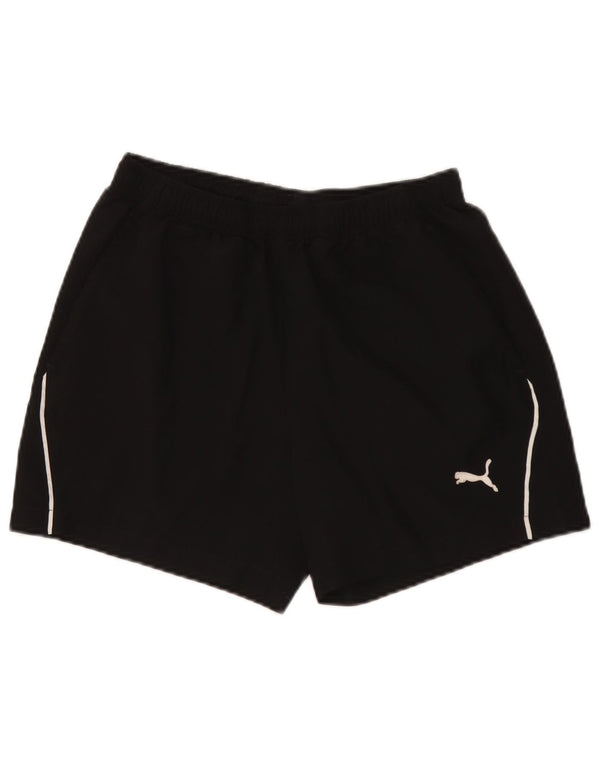 Shorts esportivos masculinos Puma pequenos pretos