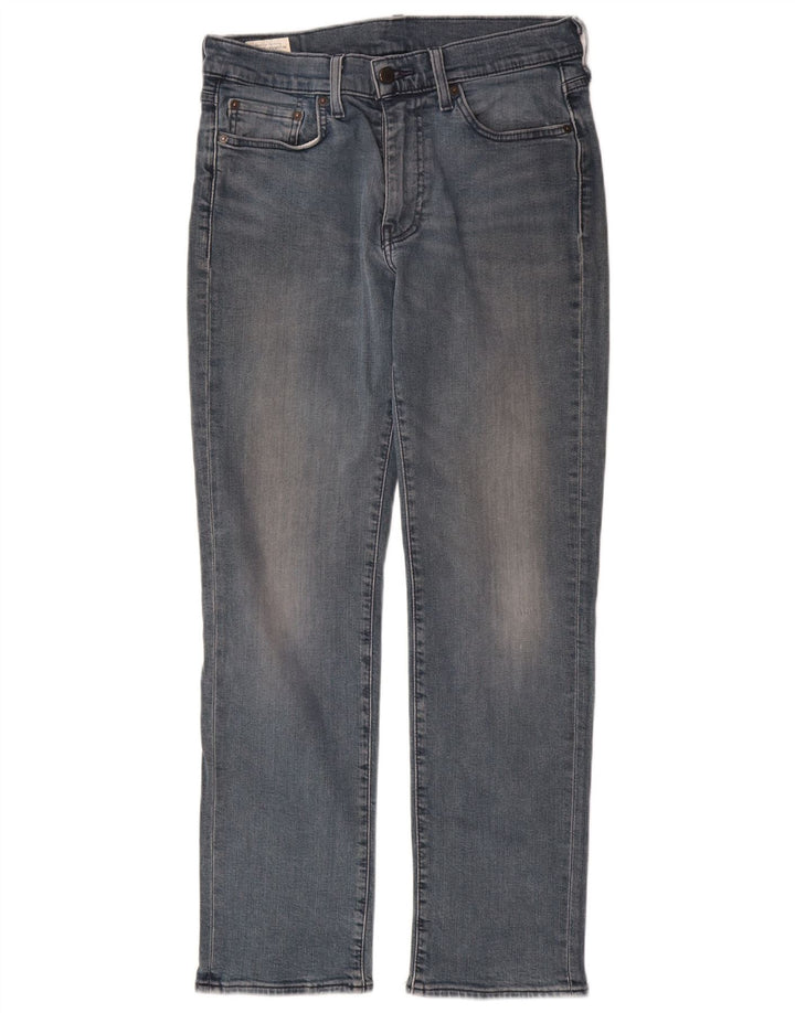 LEVI'S Masculino 514 Straight Jeans W30 L30 Azul Algodão