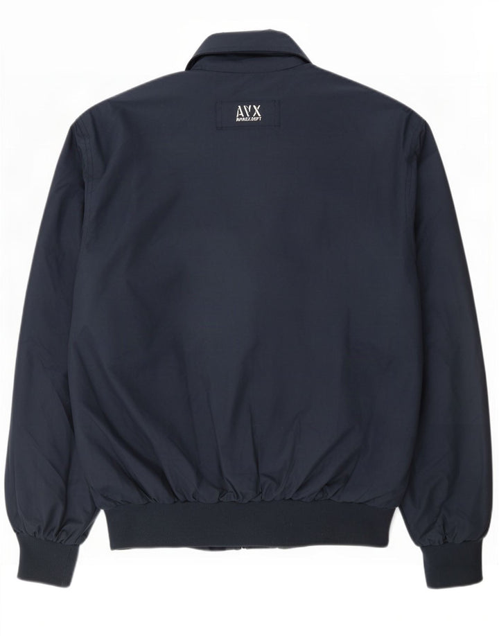 Jaqueta bomber masculina Avirex UK 44 2XL poliéster azul marinho