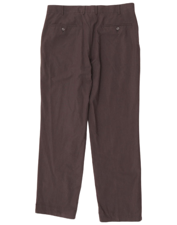 Bruno Banani Calça masculina reta W36 L32 algodão cinza