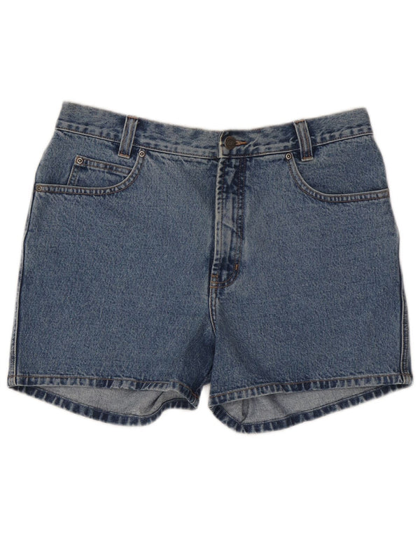 Shorts jeans feminino Jeanagers W33 grande algodão azul