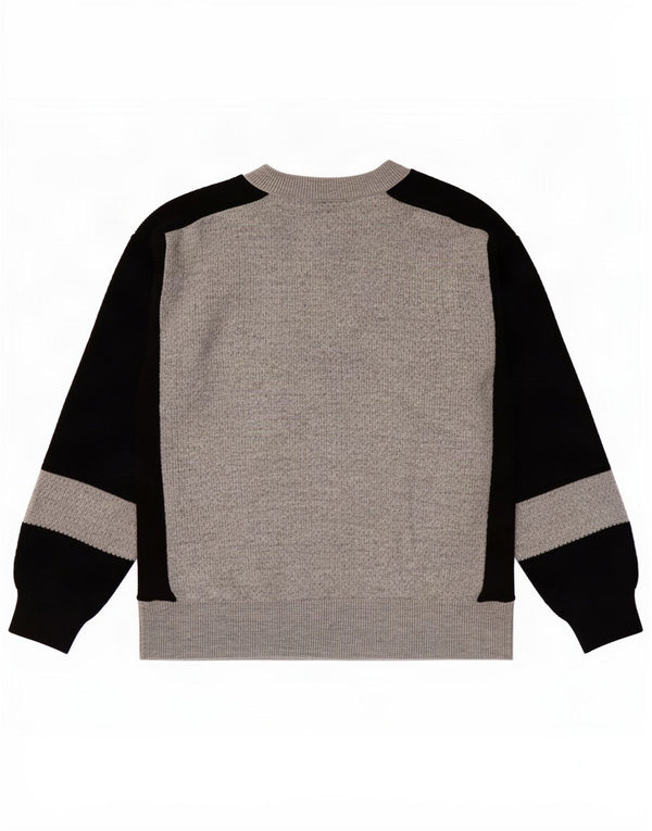 Suéter feminino Marks & Spencer com gola redonda Reino Unido 10 pequeno cinza
