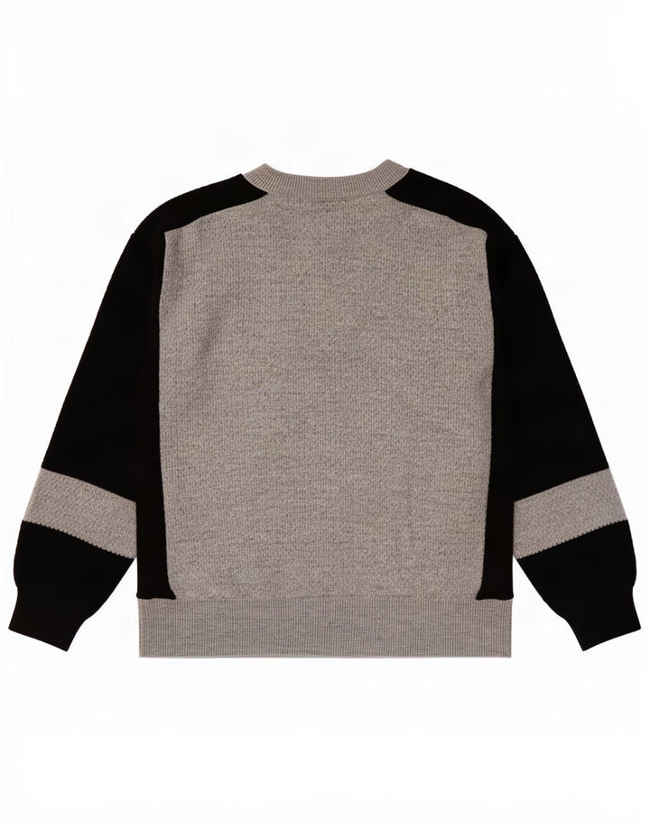 Suéter feminino Marks & Spencer com gola redonda Reino Unido 10 pequeno cinza