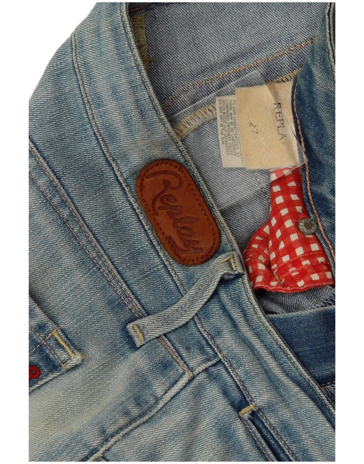 Replay Jeans Slim Feminino W27 L28 Azul