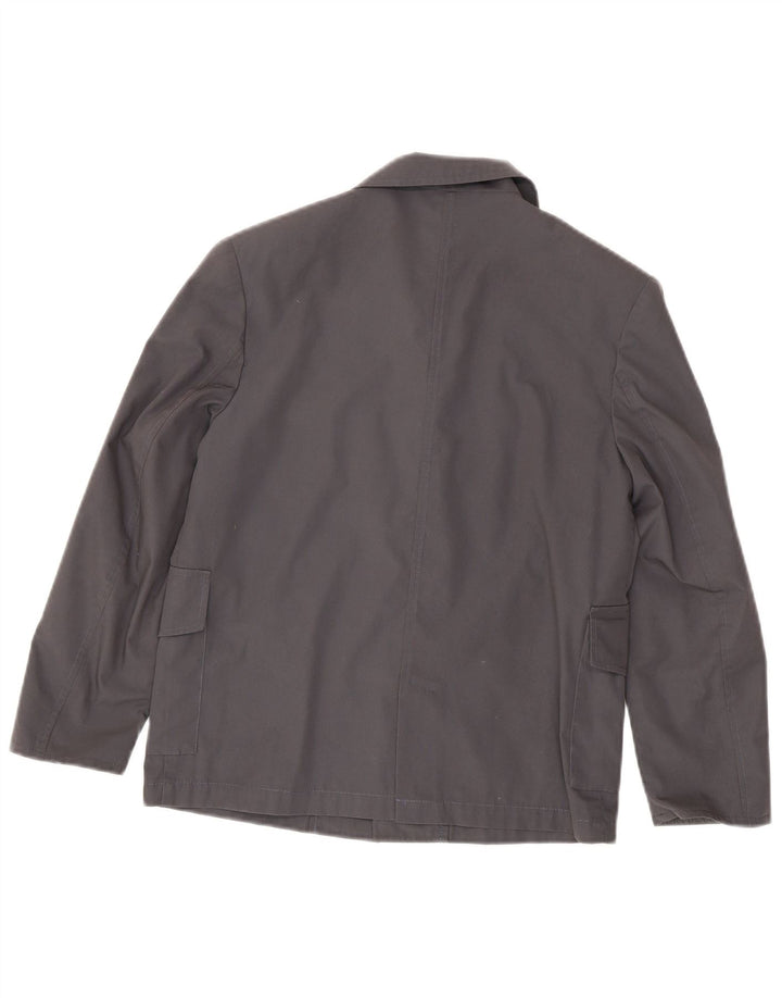 Jaqueta blazer de 3 botões Versace Boys 9-10 anos cinza poliéster