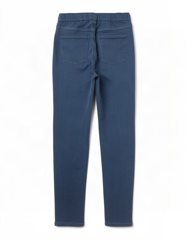 Jeans Jegging feminino White Stuff UK 16 grande W32 L29 algodão azul
