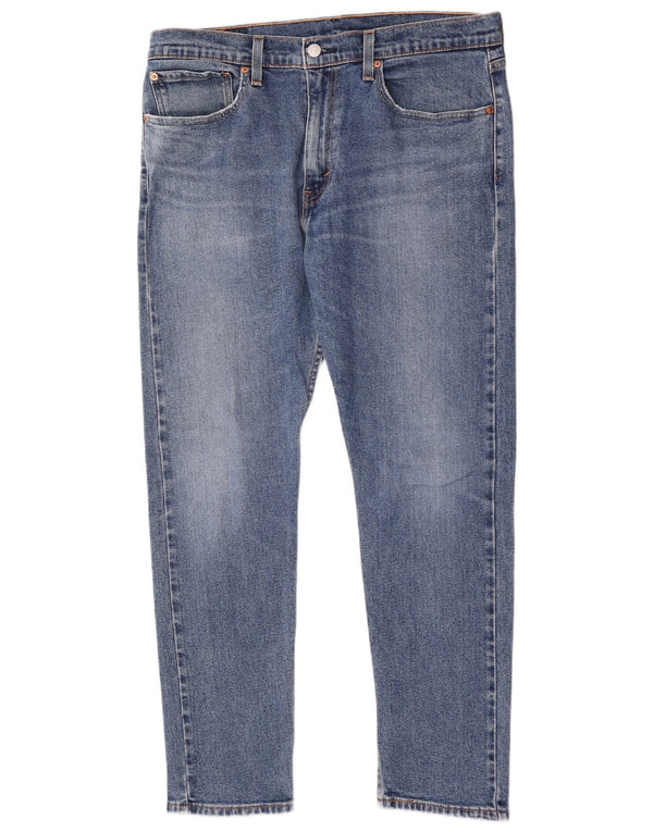 Calça Jeans Levis 512 Slim Masculina W34 L30 Azul Algodão