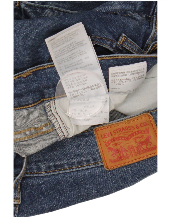 Calça jeans feminina LEVI'S Mile High Super Skinny W31 L32 azul algodão