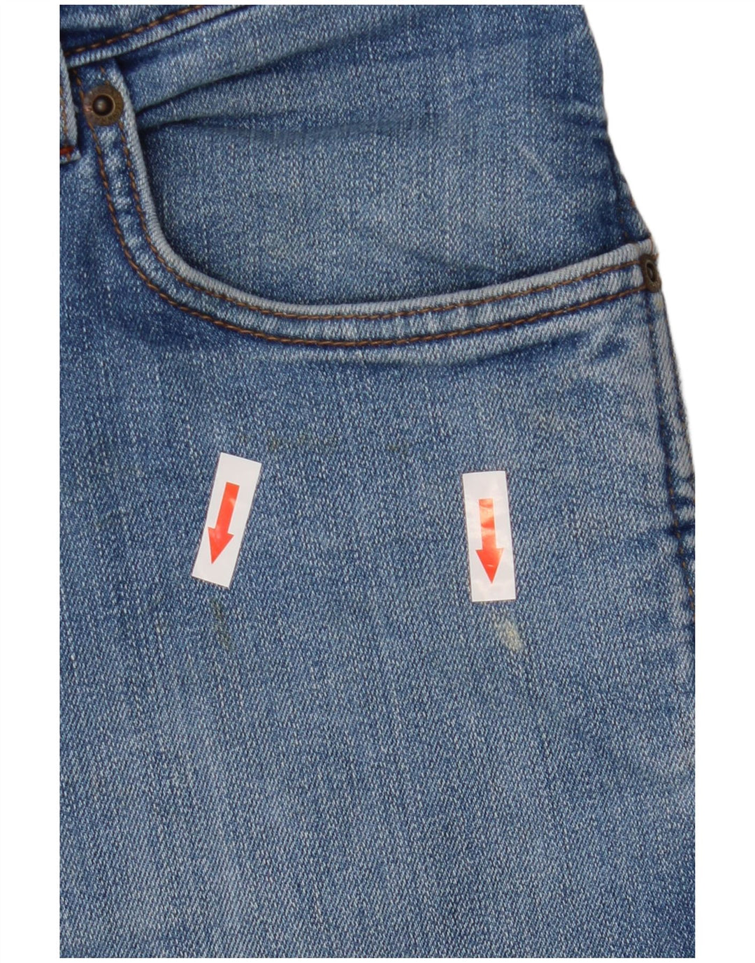 Wrangler Masculino Texas Stretch Straight Jeans W36 L30 Azul Algodão