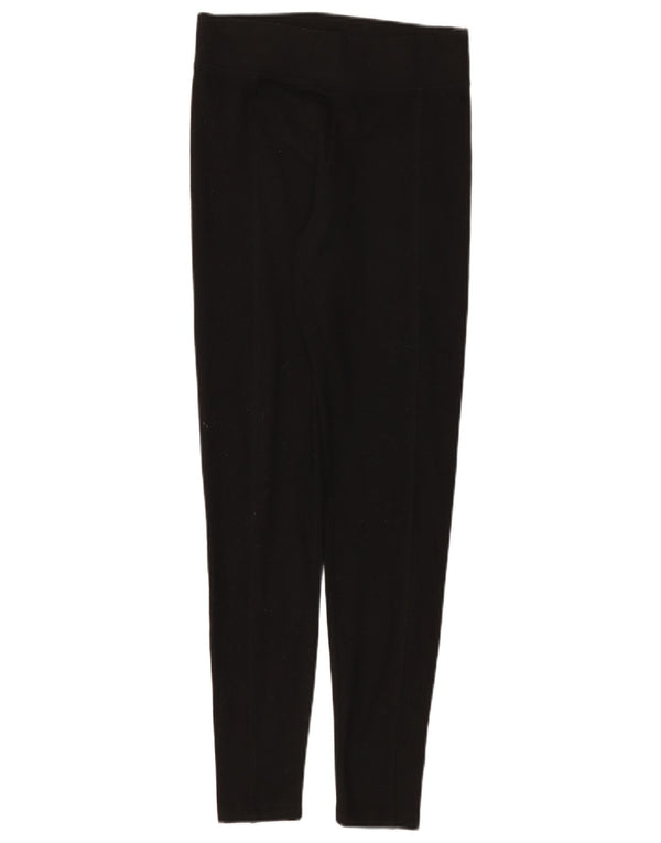 Leggings femininos Marks & Spencer UK 8 poliéster preto pequeno