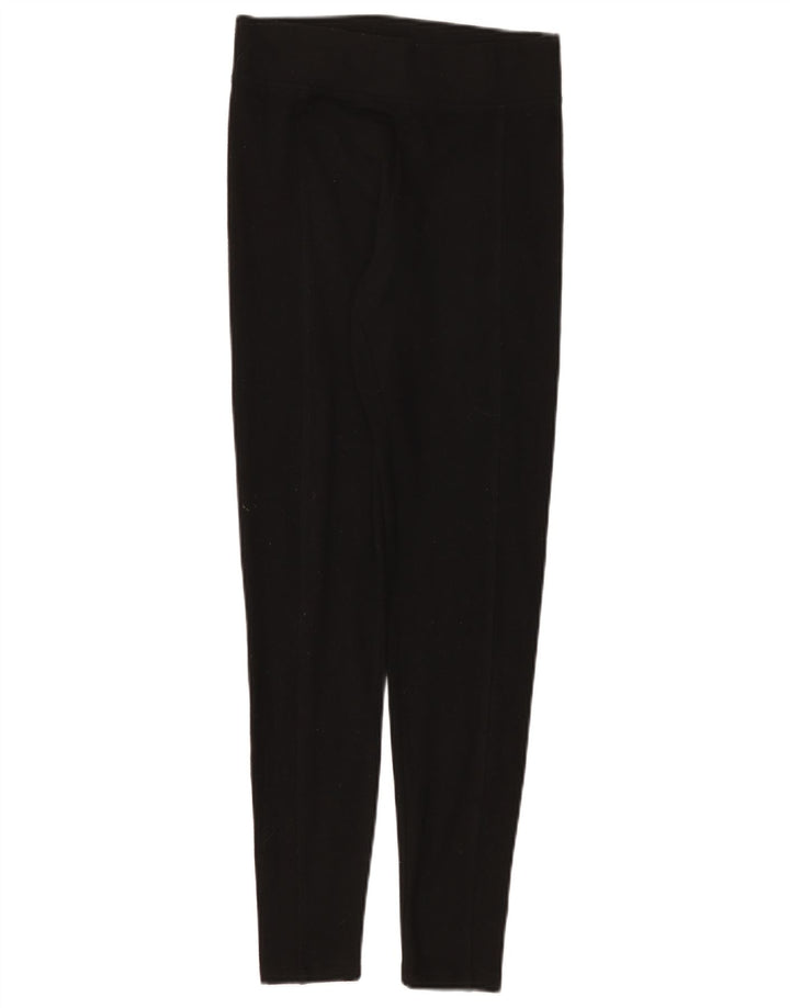 Leggings femininos Marks & Spencer UK 8 poliéster preto pequeno