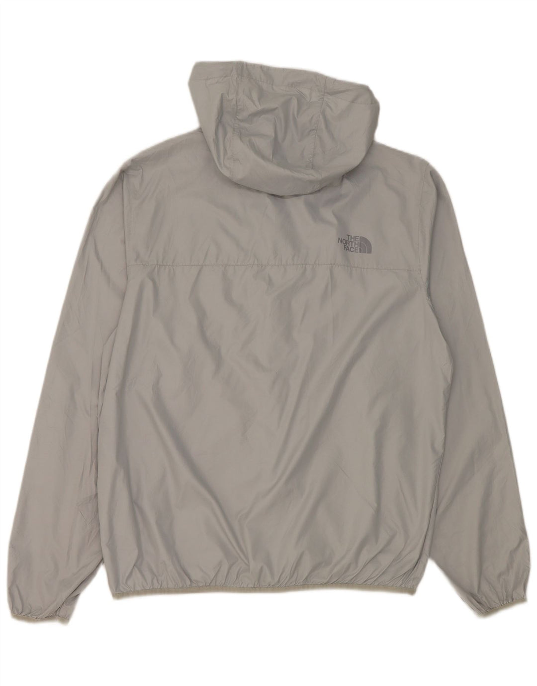Jaqueta de chuva masculina com capuz The North Face UK 38 poliéster cinza médio