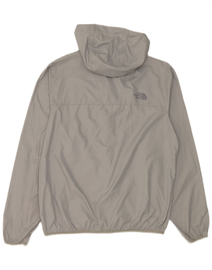 Jaqueta de chuva masculina com capuz The North Face UK 38 poliéster cinza médio
