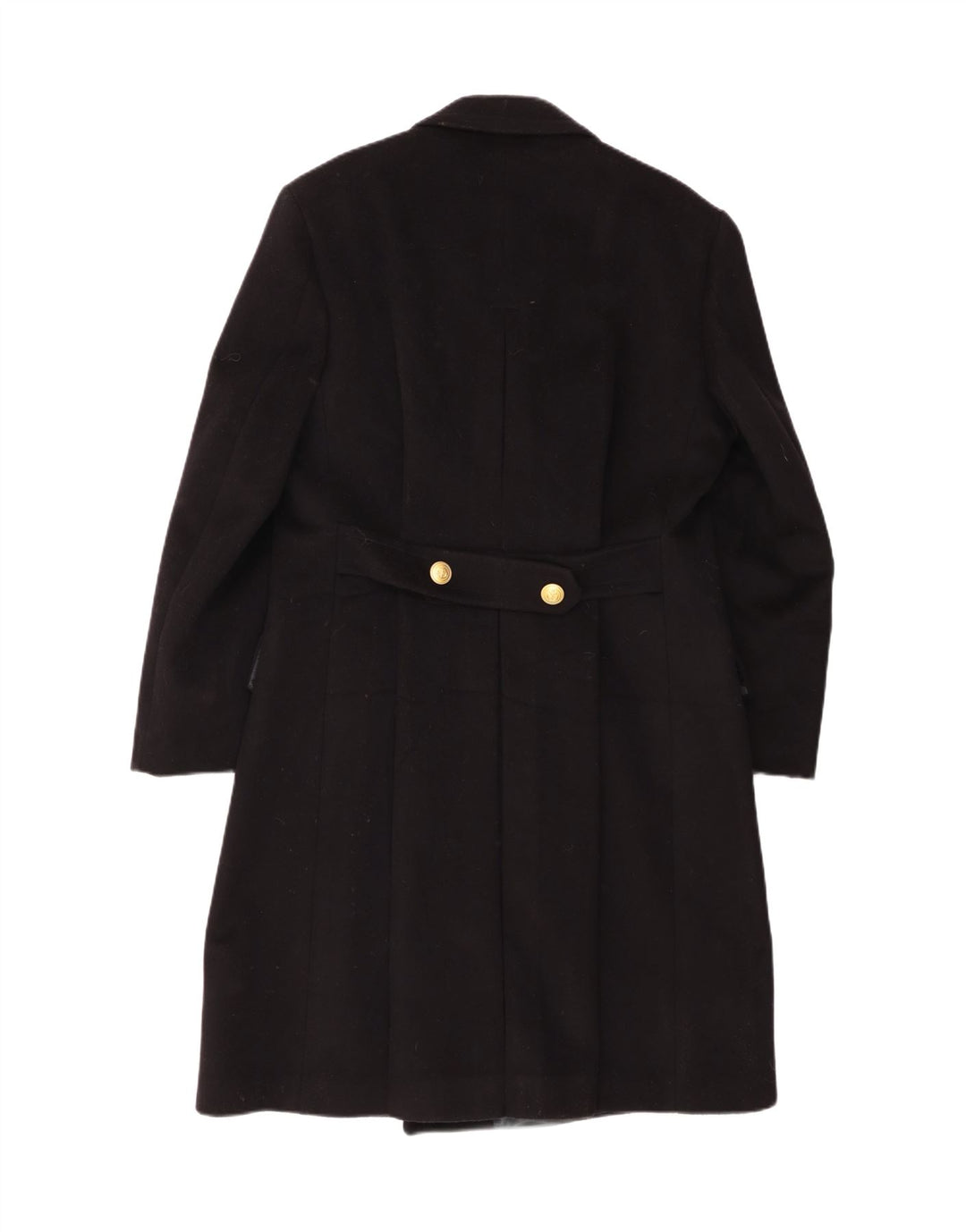 Casaco feminino vintage duplo breasted IT 52 2XL preto clássico