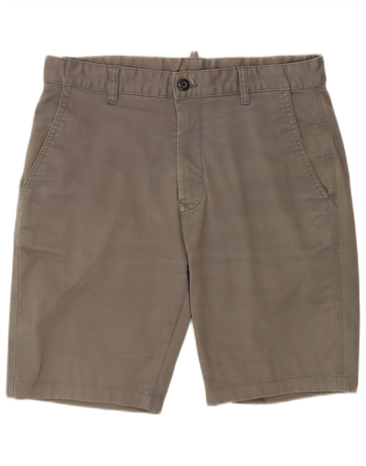 Zara Mens Chino Shorts EU 40 Médio W31 Cinza