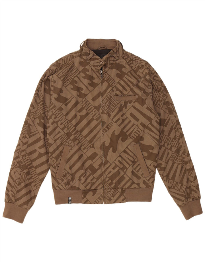 Jaqueta bomber masculina BILLABONG UK 36 poliéster marrom pequeno