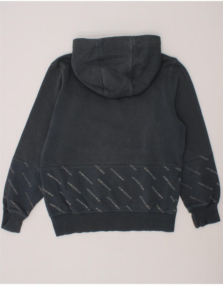 LEVI'S Boys Graphic Hoodie Jumper 9-10 Years Grey Cotton Vintage Levi's and Second-Hand Levi's from Messina Hembry 