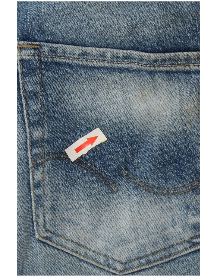Jack & Jones Masculino GLENN Slim Jeans W30 L30 Azul Algodão