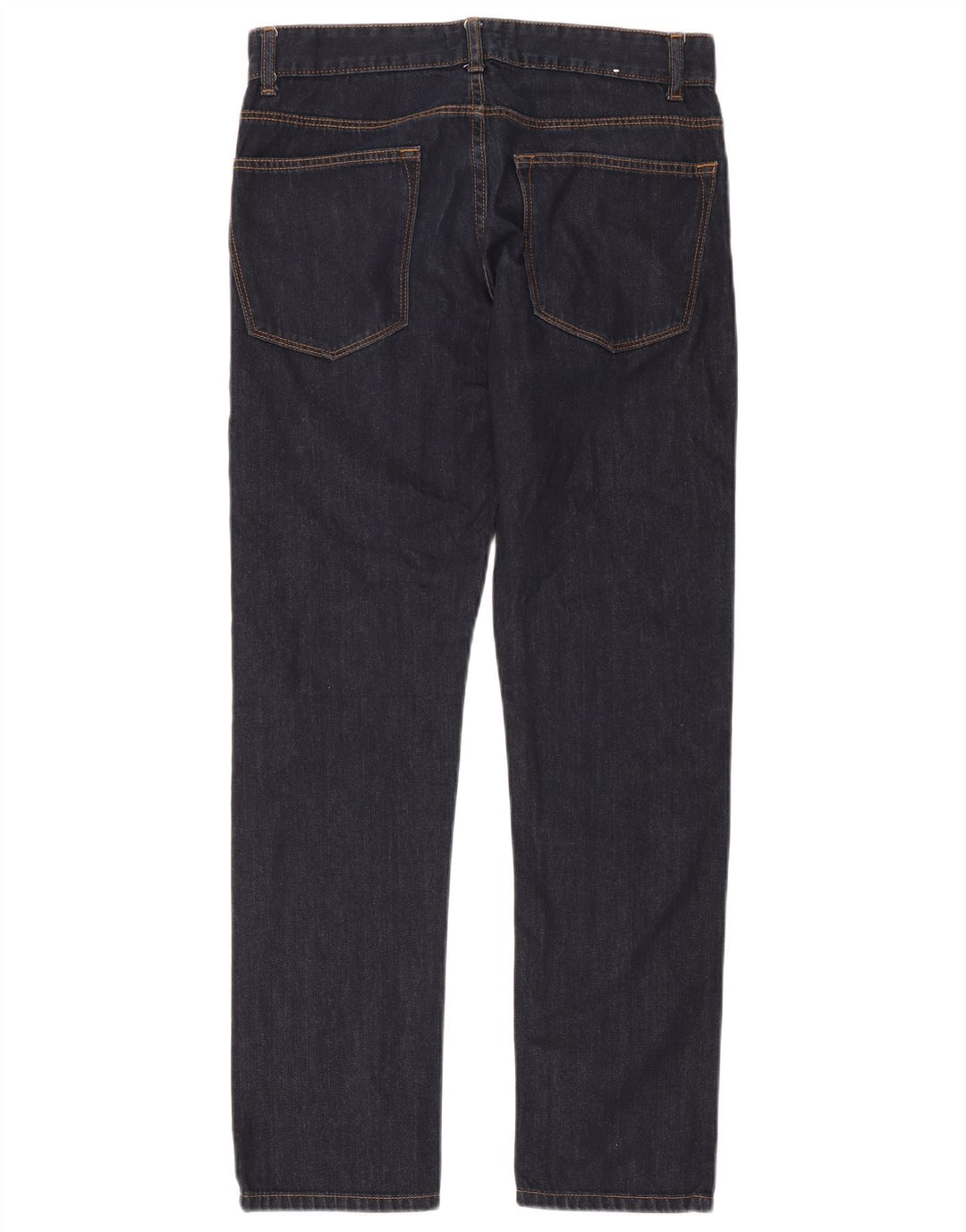 Benetton Mens Slim Jeans W31 L31 Azul Marinho Algodão