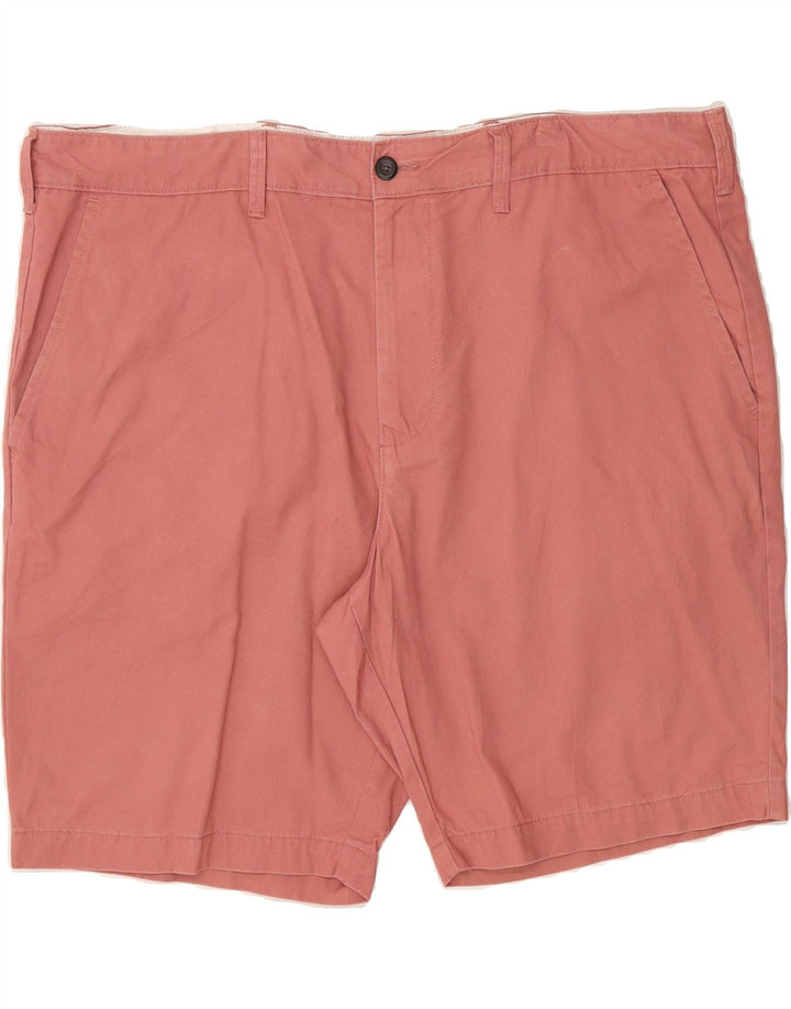 MARKS & SPENCER Mens Chino Shorts W40 XL Pink Cotton Vintage Marks & Spencer and Second-Hand Marks & Spencer from Messina Hembry 