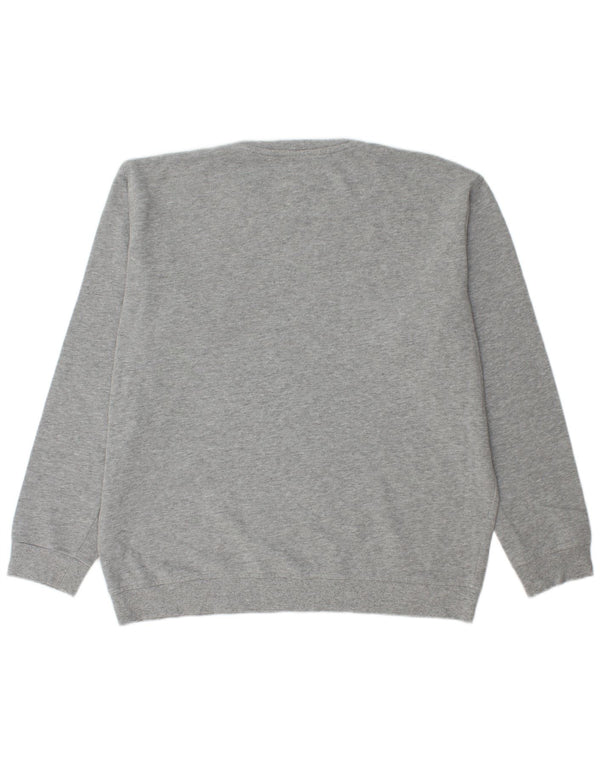 Suéter masculino LYLE & SCOTT com gola redonda 2XL algodão cinza