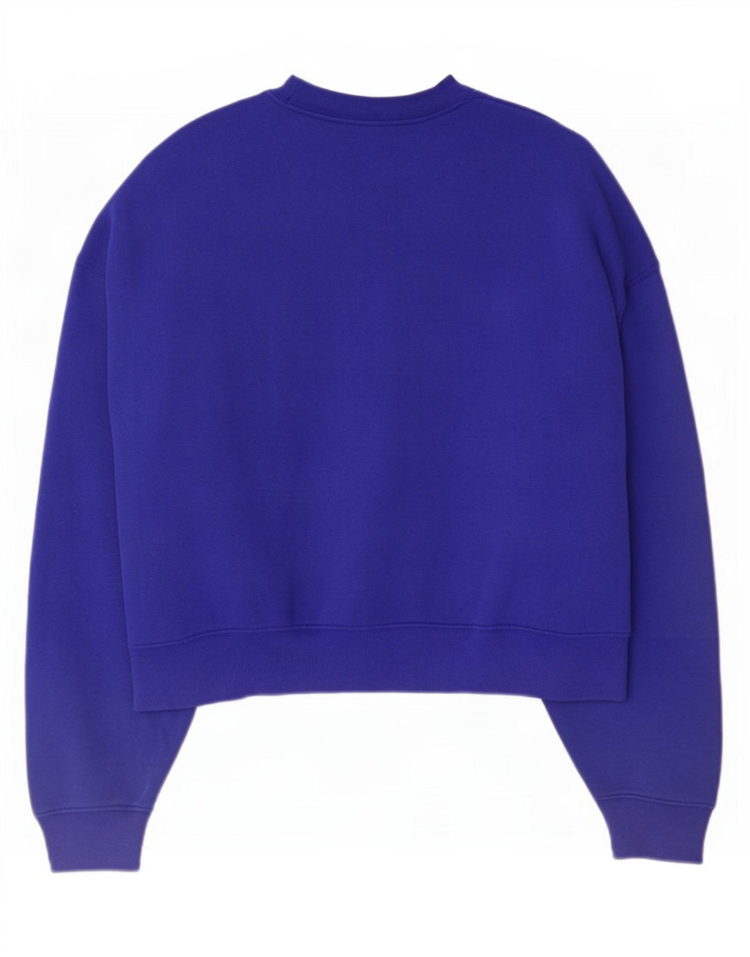 Adidas feminino oversized moletom jumper reino unido 12/14 médio azul algodão