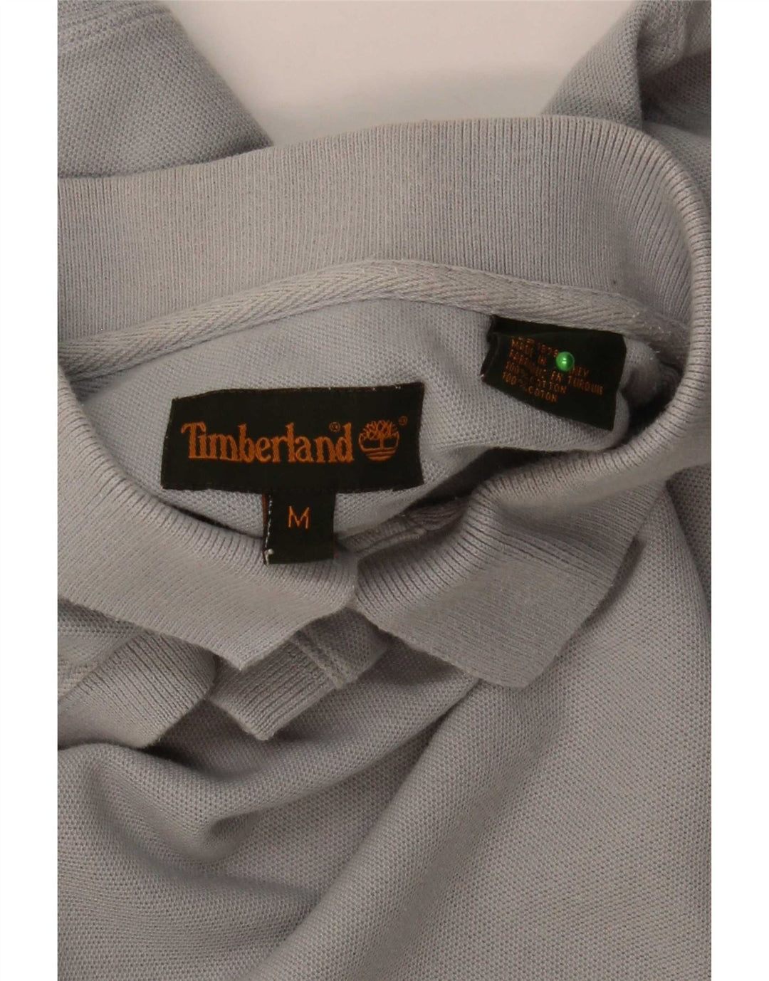 Camisa polo masculina Timberland cinza médio algodão