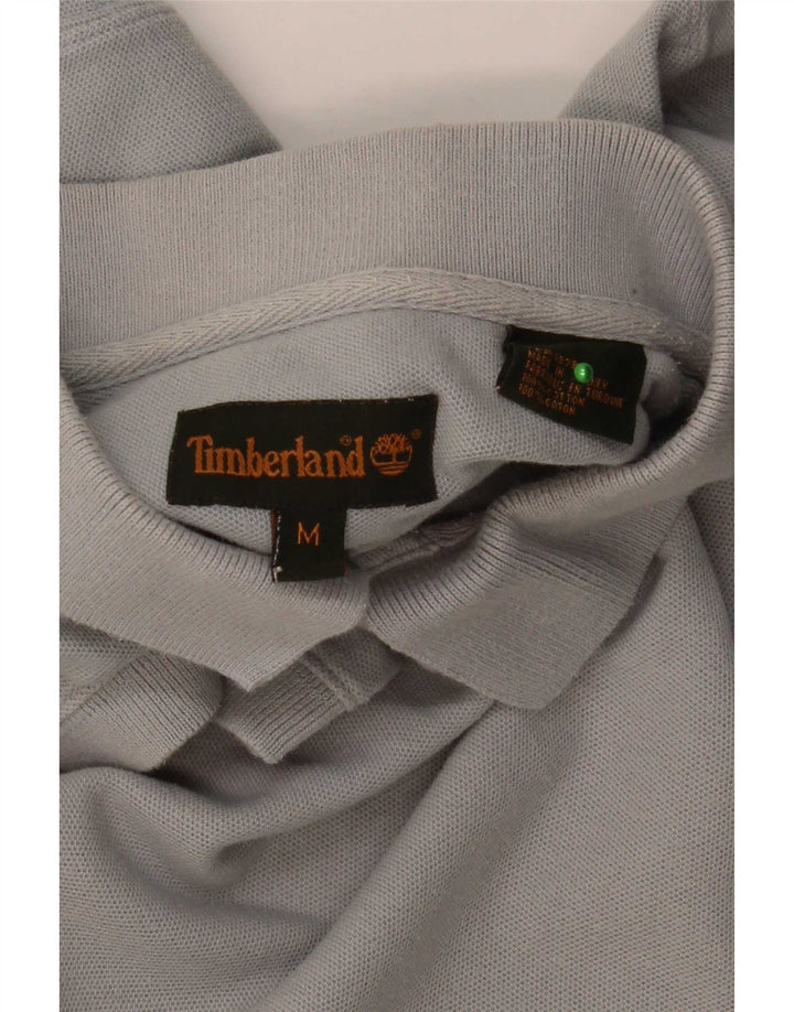 Camisa polo masculina Timberland cinza médio algodão
