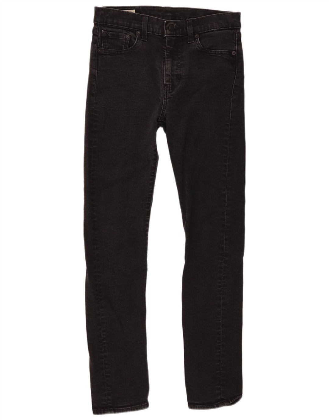Levi's Mens Slim Jeans W30 L29 Algodão Preto