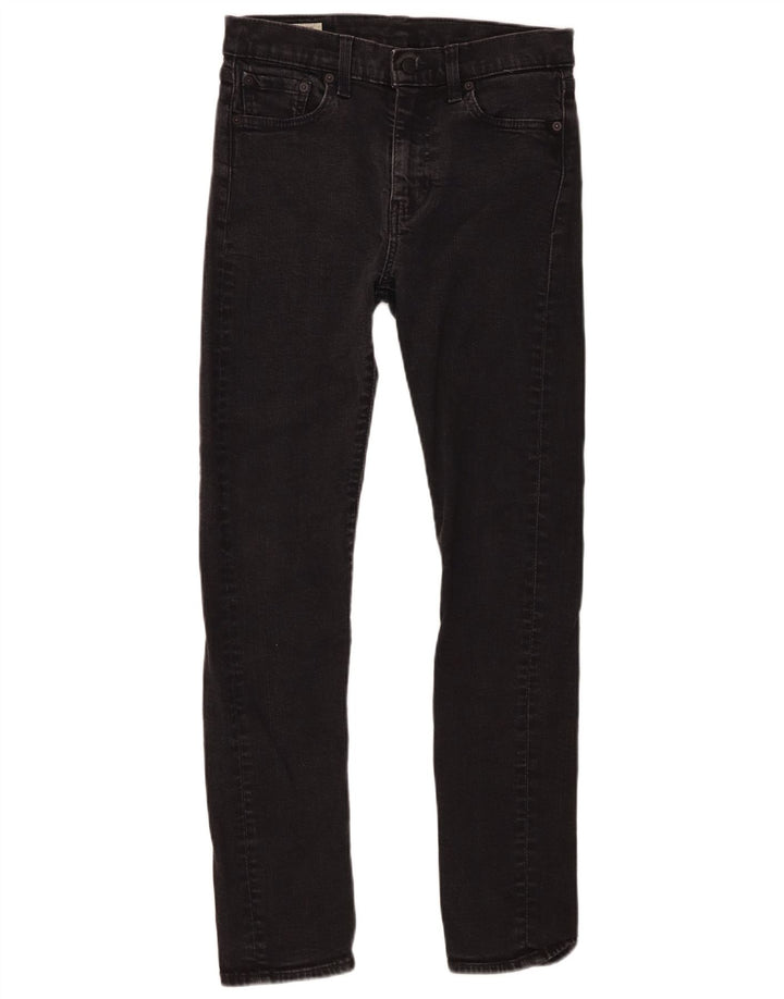 Levi's Mens Slim Jeans W30 L29 Algodão Preto