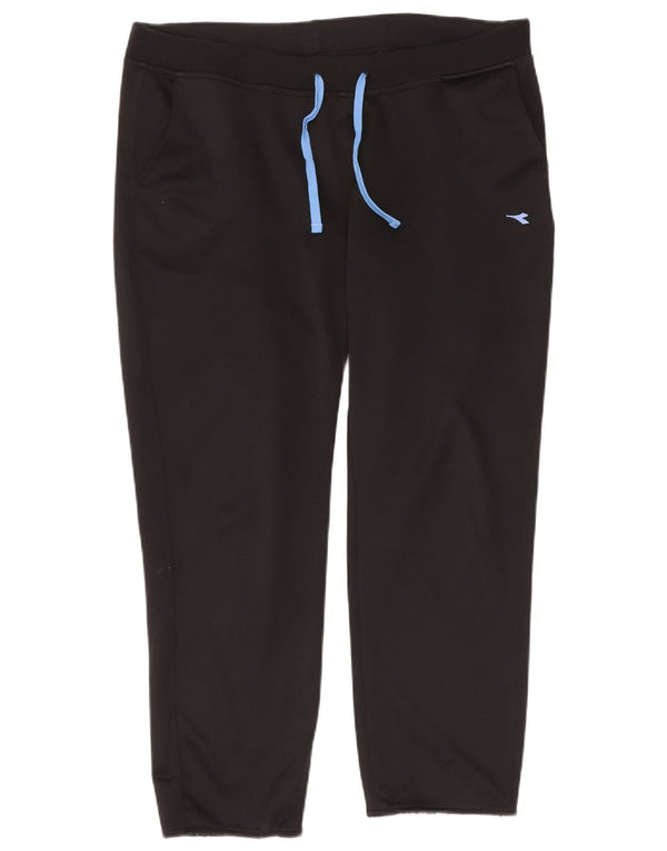 Calça de treino masculina Diadora XL poliéster preto