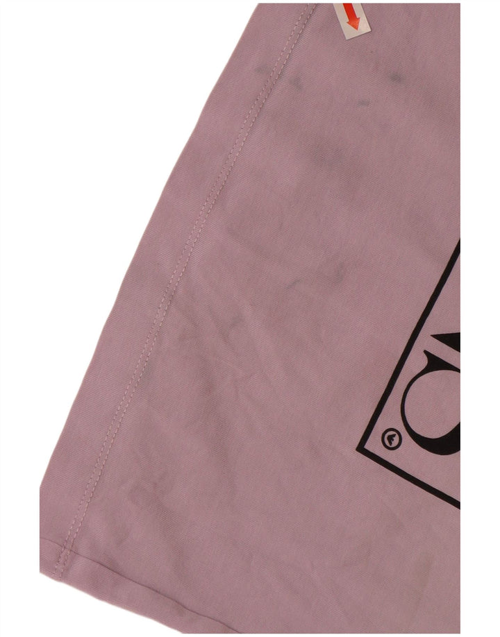 Camiseta feminina ARMANI JEANS com estampa gráfica EU 36 pequena roxa