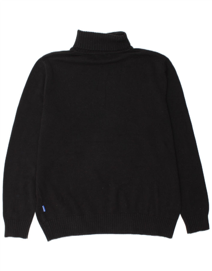 Jack & Jones Suéter masculino com gola redonda XL algodão preto
