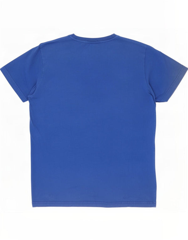 Camiseta feminina Converse com estampa gráfica UK 10 pequeno algodão azul
