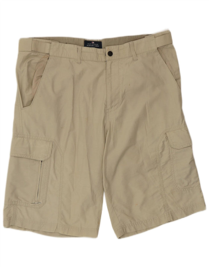 Shorts cargo masculino Marks & Spencer W32 algodão verde médio