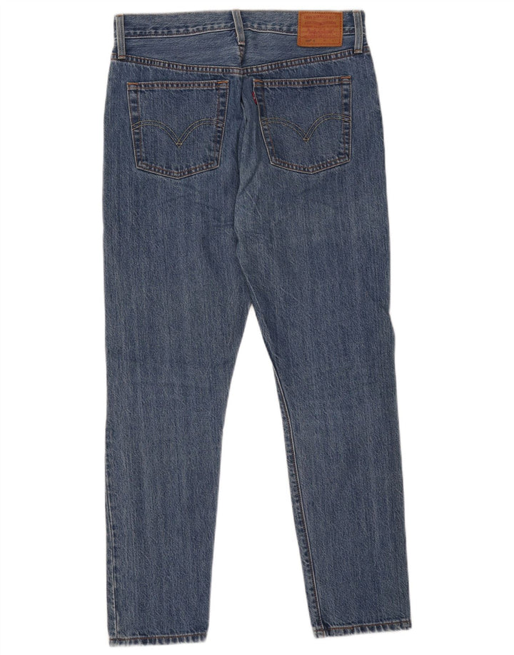 Calça jeans masculina Levi's 501 Straight W28 L28 azul algodão