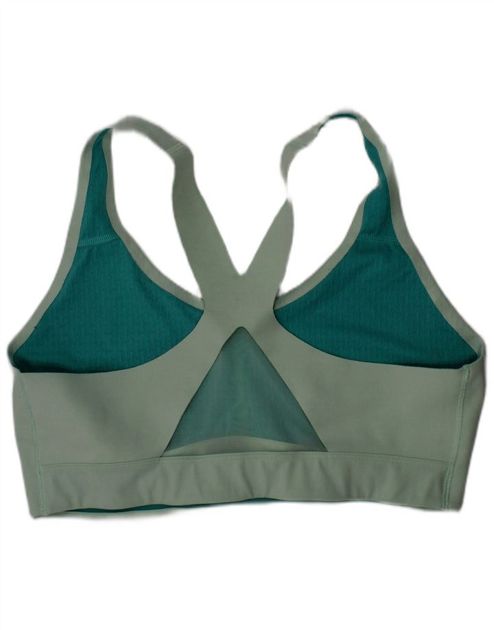 Sutiã esportivo feminino Under Armour grande poliamida verde