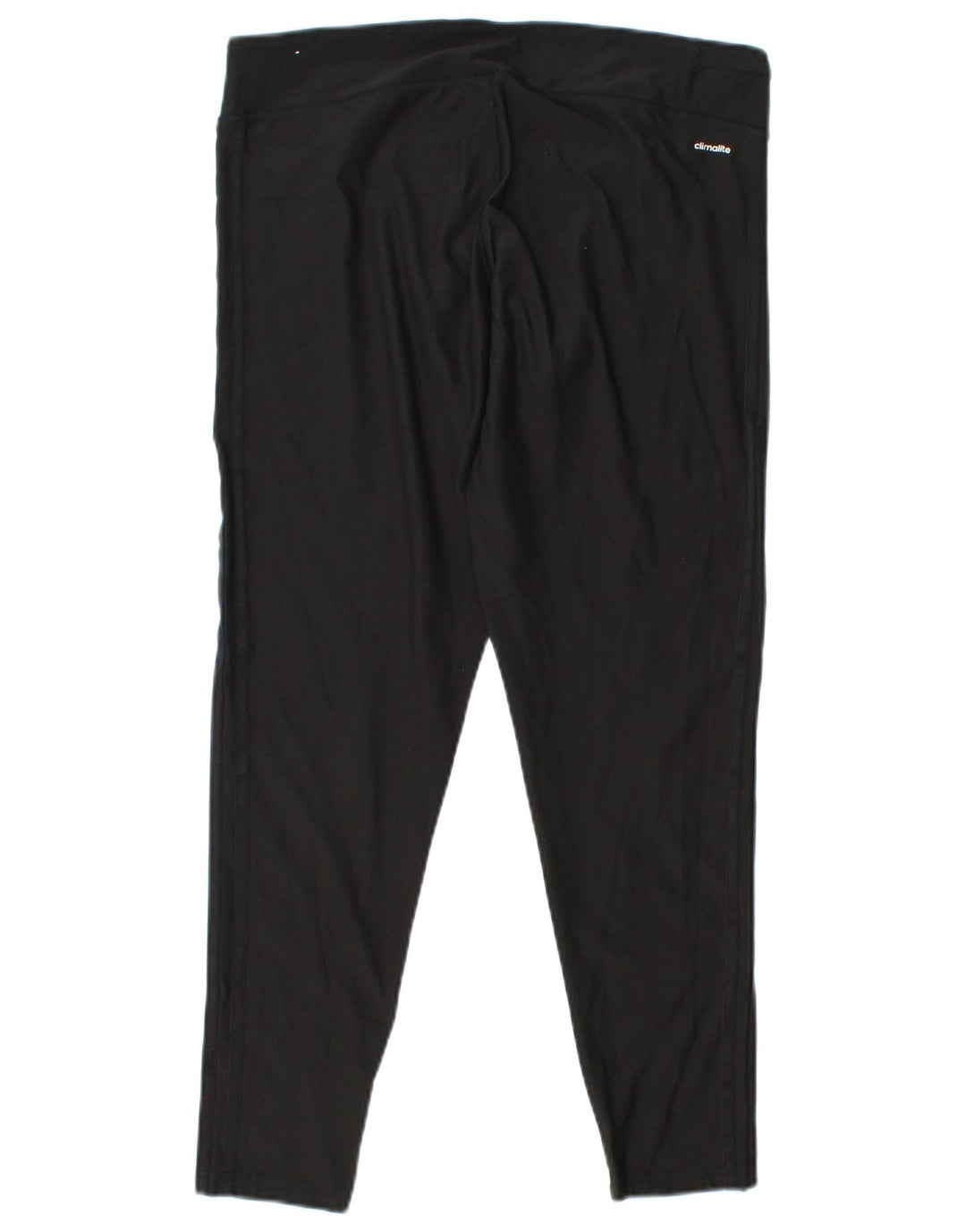 ADIDAS Womens Climalite Leggings UK 14 Grande Poliéster Preto