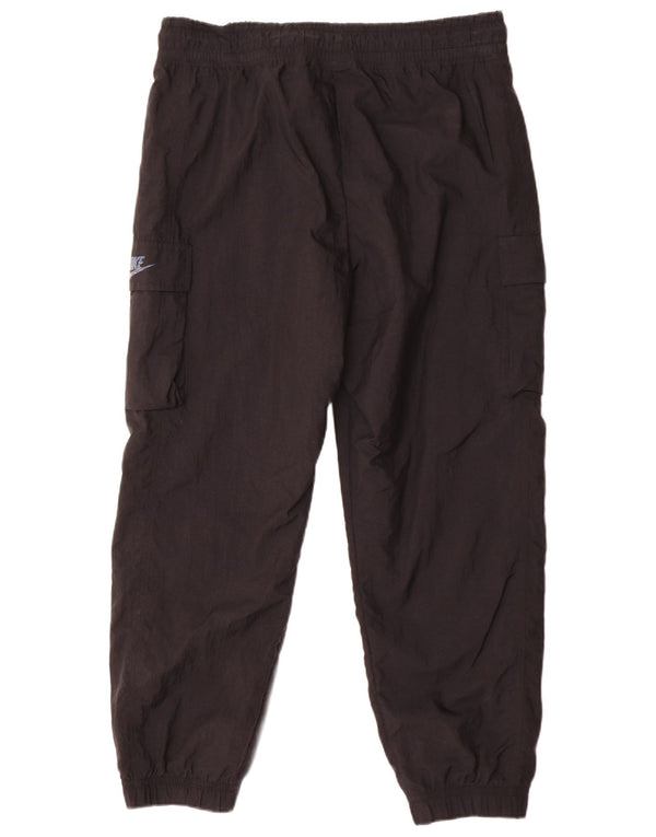 Calça esportiva Nike feminina Cargo Joggers UK 16 grande poliéster preto