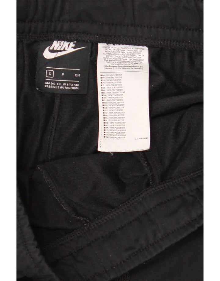 Nike Mens Treino Calças Joggers Pequeno Poliéster Preto