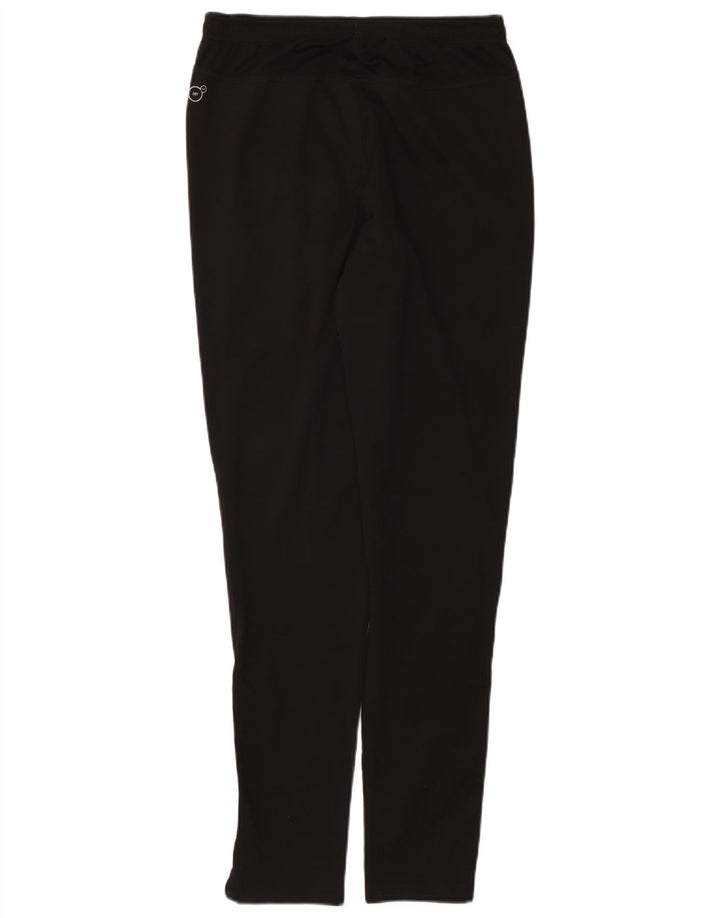 Puma Mens Graphic Calças de treino pequeno poliéster preto