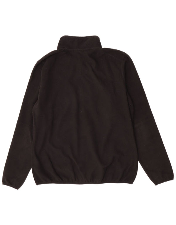 Suéter de lã feminino The North Face com zíper e gola UK 18 XL preto poliéster