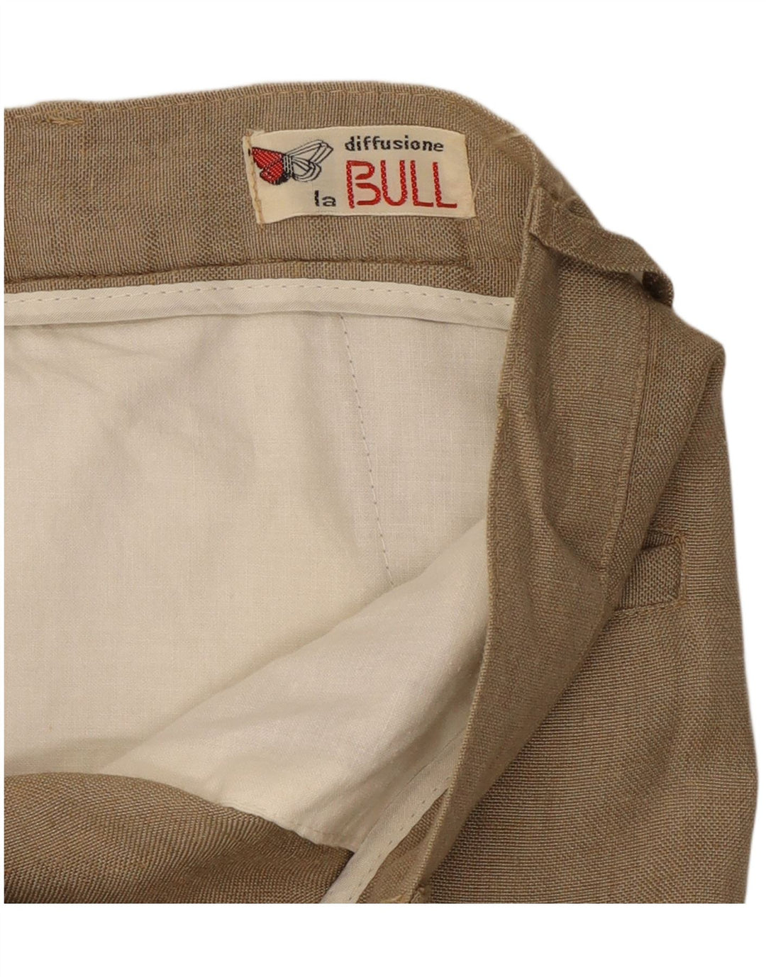 Calça Chino Feminina Vintage W30 L28 Bege