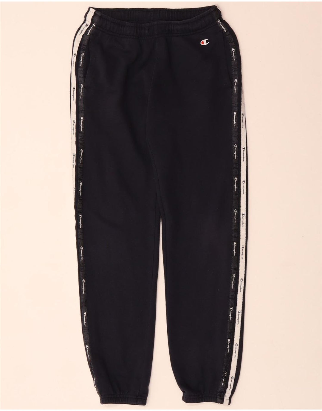 CHAMPION Meninos Calças de Treino Joggers 11-12 Anos Grande Azul Marinho