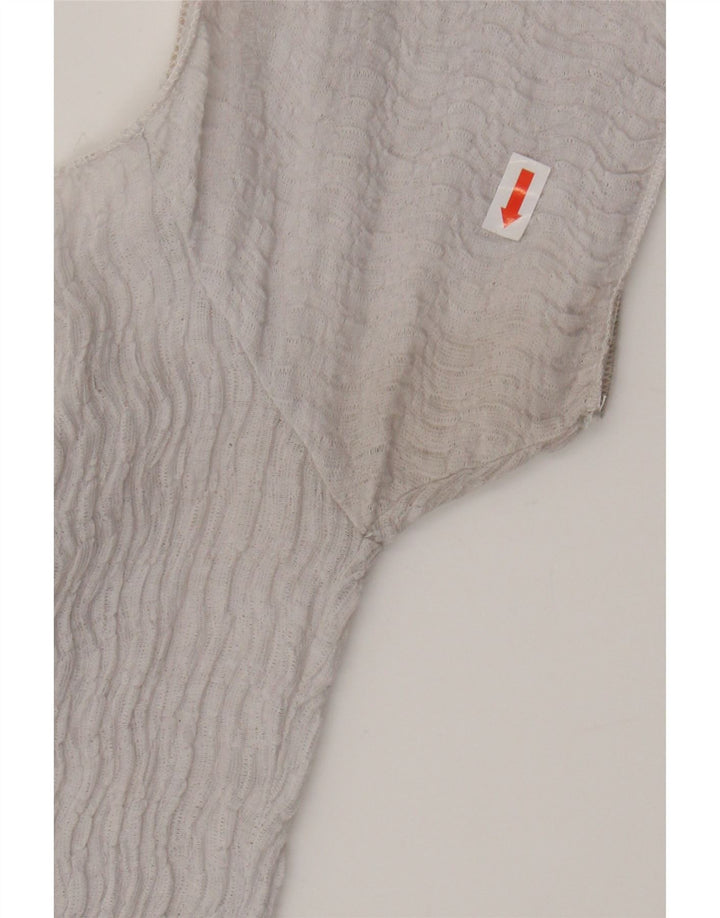 Blusa feminina ZARA UK 8 pequena cinza