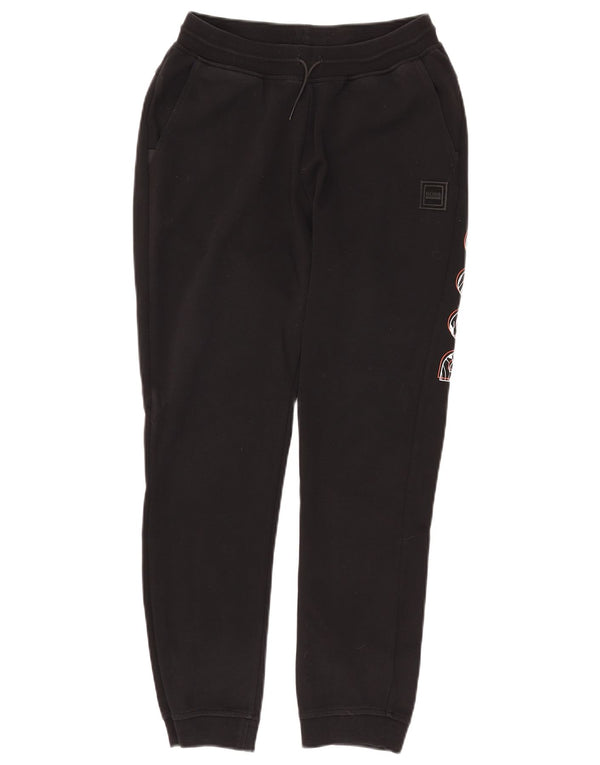 Hugo Boss Boys Graphic Calças de treino Joggers 13-14 anos algodão preto