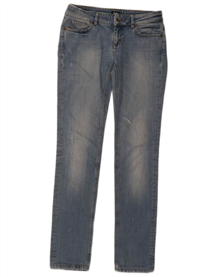 Dolce & Gabbana Jeans femininos desgastados slim W29 L32 algodão azul